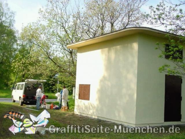 Bild der gereinigten Trafostation